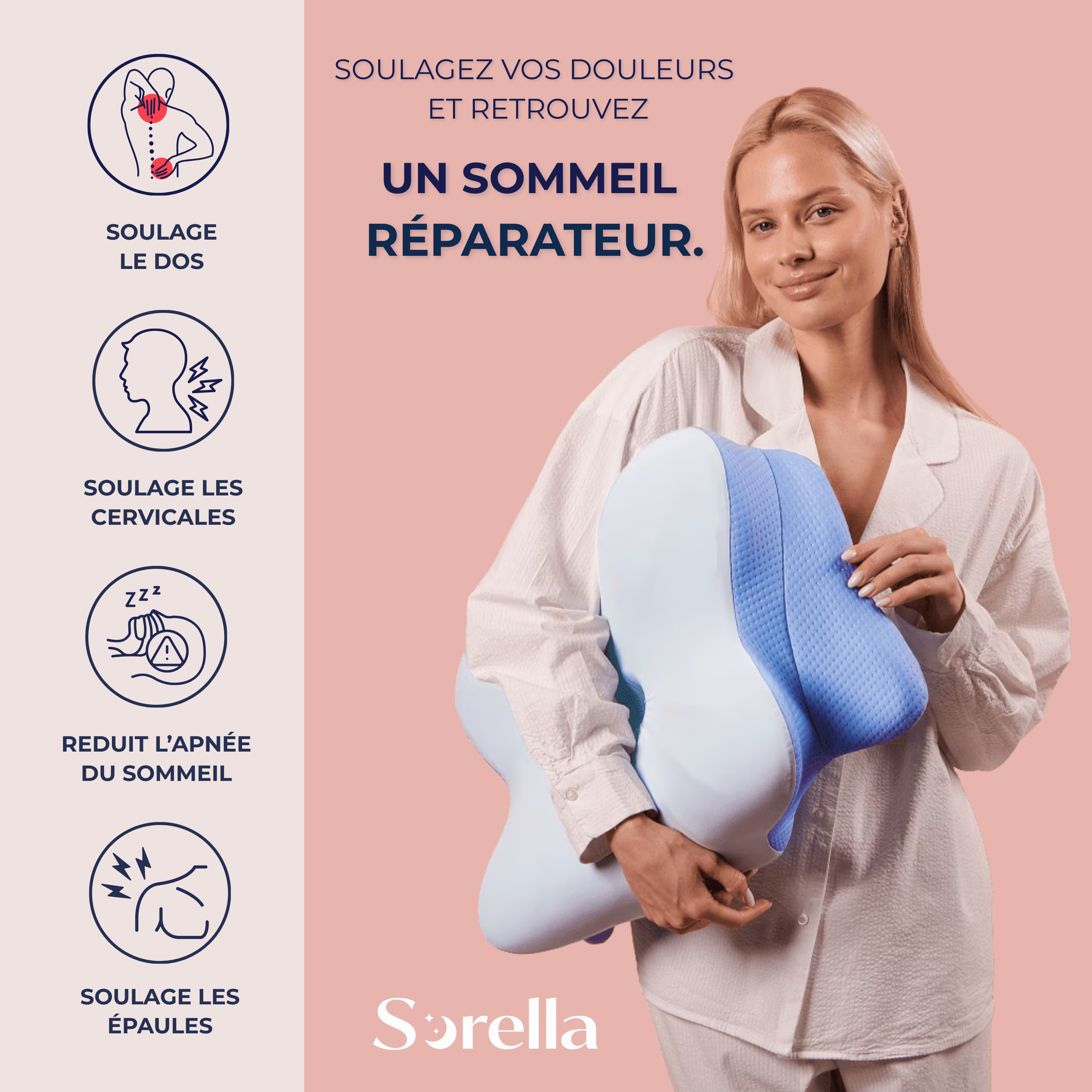 Oreiller Ergonomique