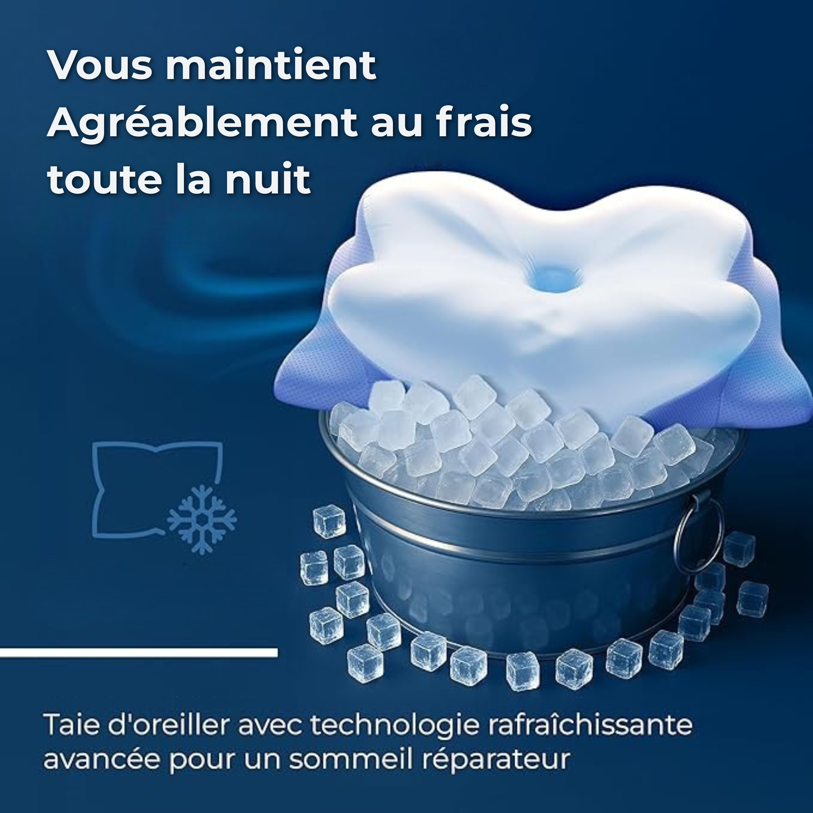 Oreiller Ergonomique Rafraîchissant