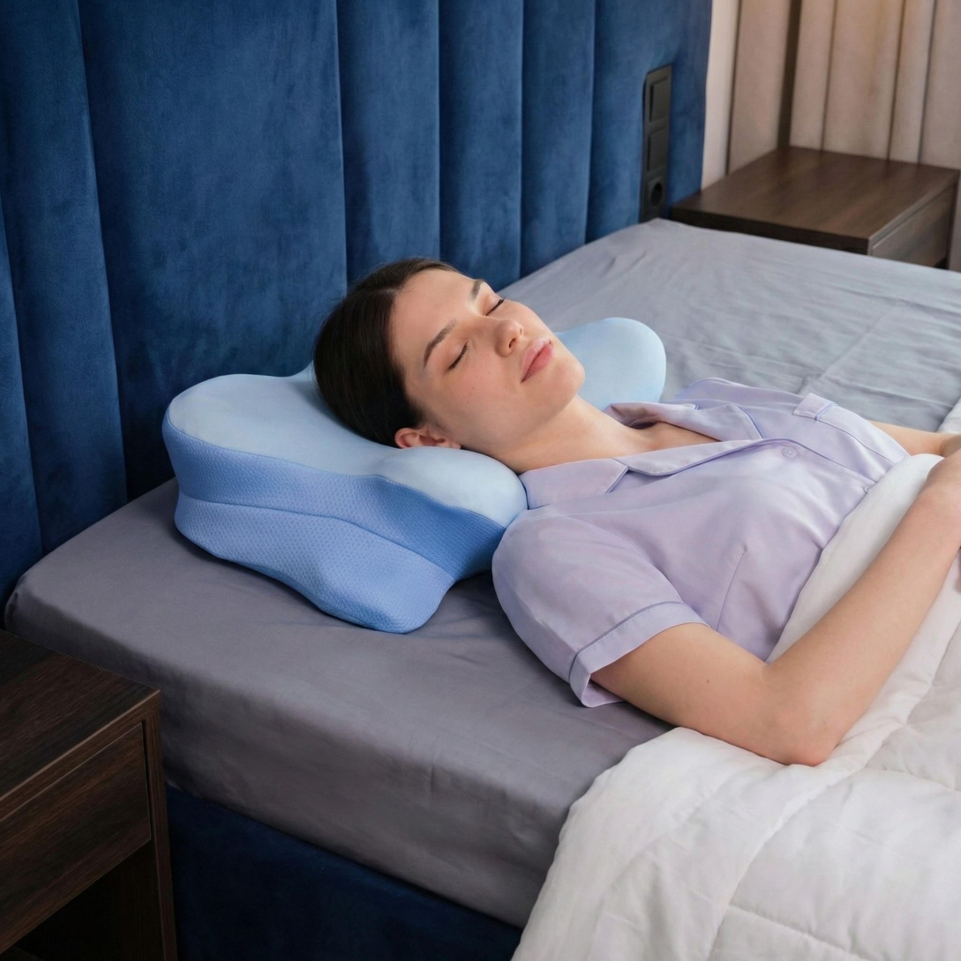 Oreiller Ergonomique Rafraîchissant